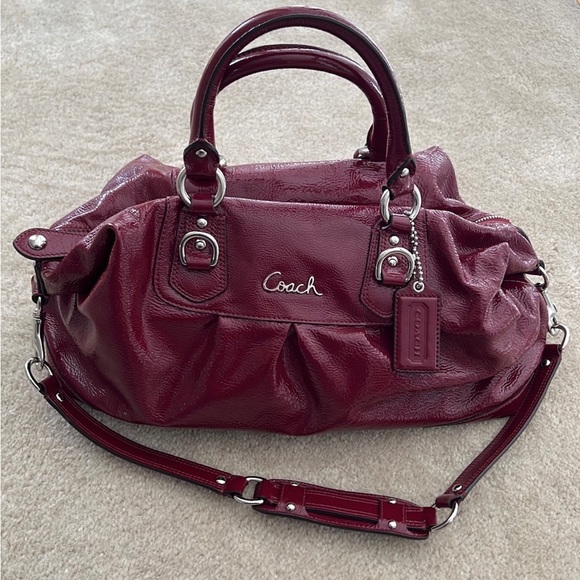 Coach Handbags - Coach red patent leather purse